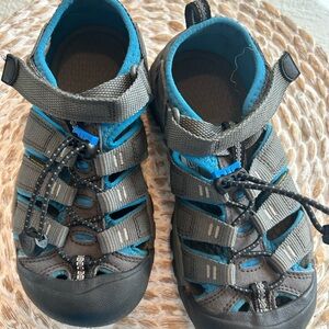 Keen Gray and Blue Sandals